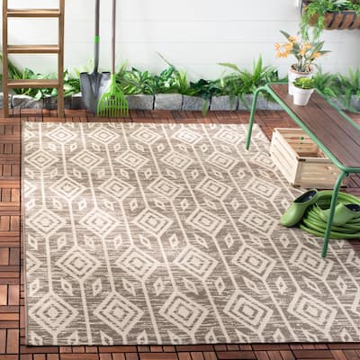SAFAVIEH Courtyard Gezina Indoor /Outdoor Waterproof Patio Backyard Rug