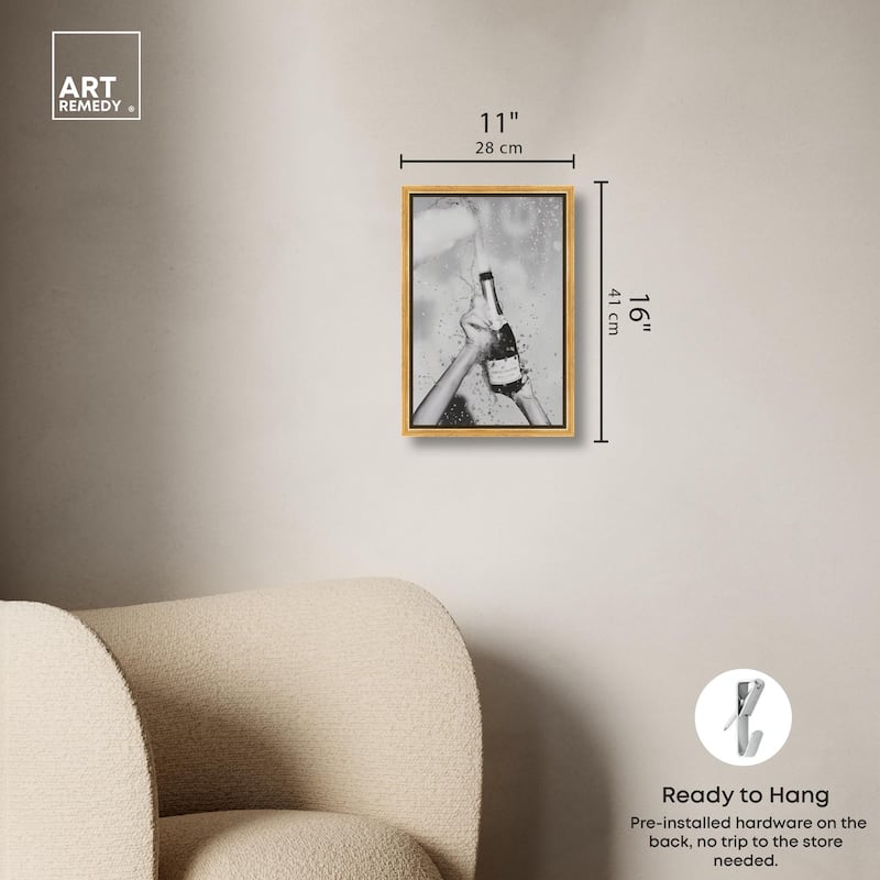 Hold the Moment I Canvas by Art Remedy