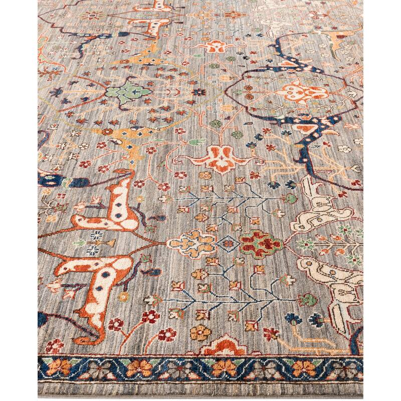 Serapi One-of-a-Kind Hand-Knotted Area Rug - Brown - 8' 2" x 9' 9"
