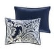 preview thumbnail 22 of 24, Madison Park Marcella 7 Piece Cotton Printed Comforter Set