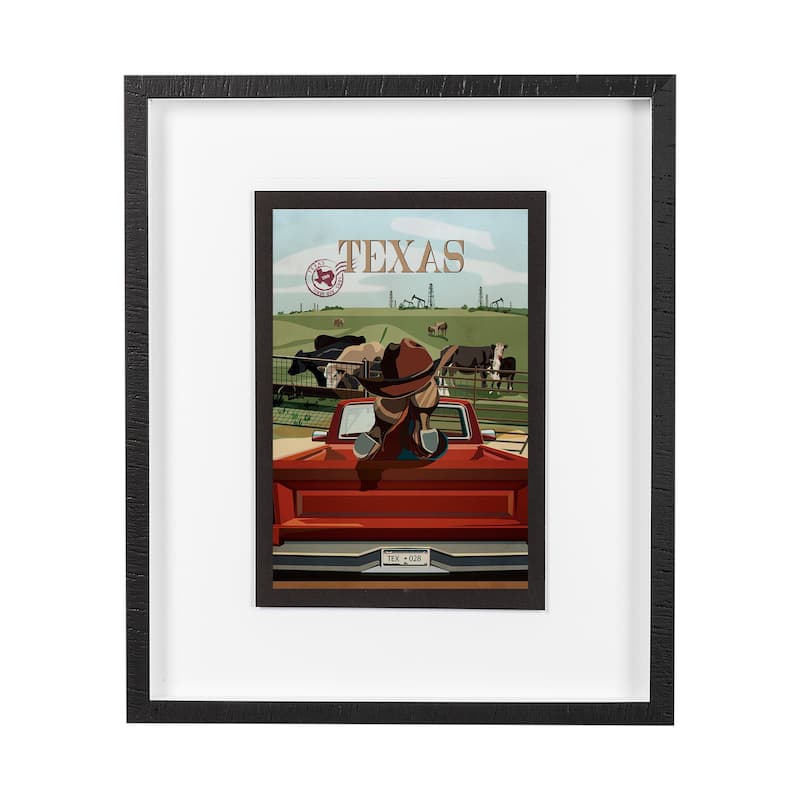 Texas Go (M) Framed Art Print