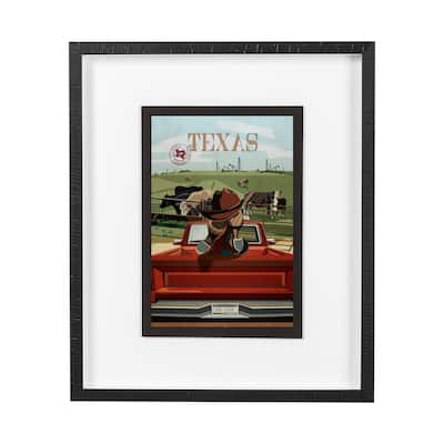 Texas Go (M) Framed Art Print