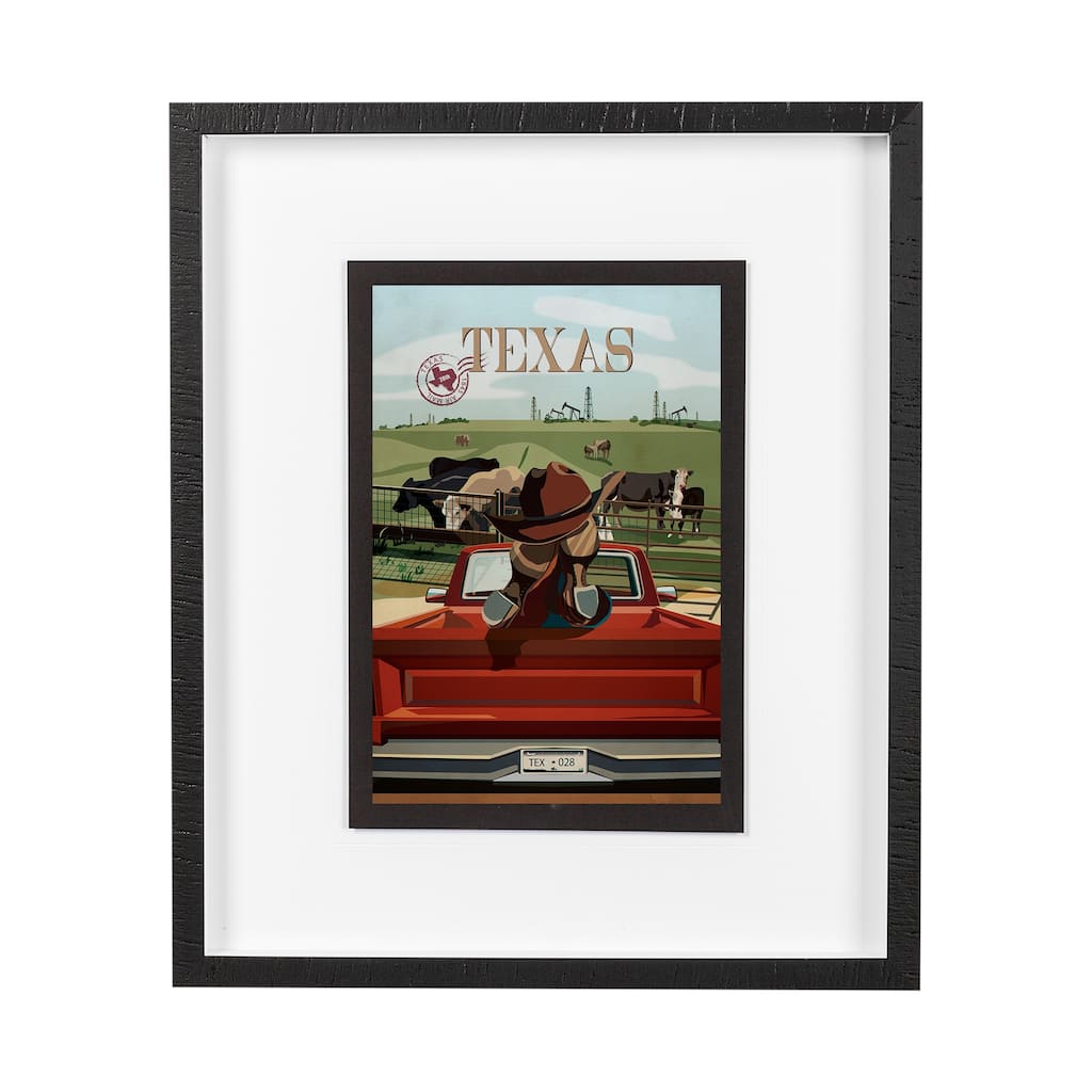 Texas Go (M) Framed Art Print