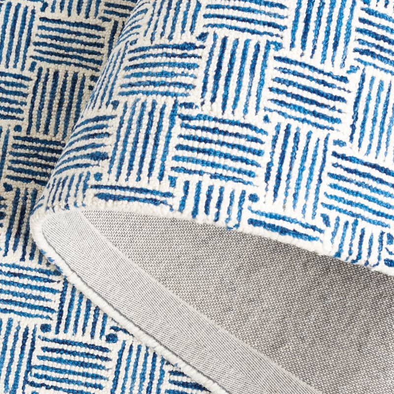 SAFAVIEH Handmade Micro-Loop Courteney Transitional Wool Rug