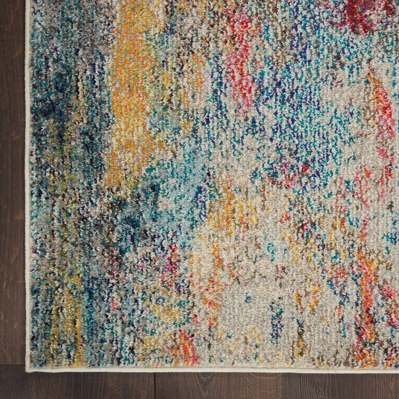 Nourison Celestial Modern Abstract Multicolor Area Rug