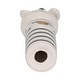 preview thumbnail 32 of 32, Ceramic Lines Bunny with Heart Figurine - White