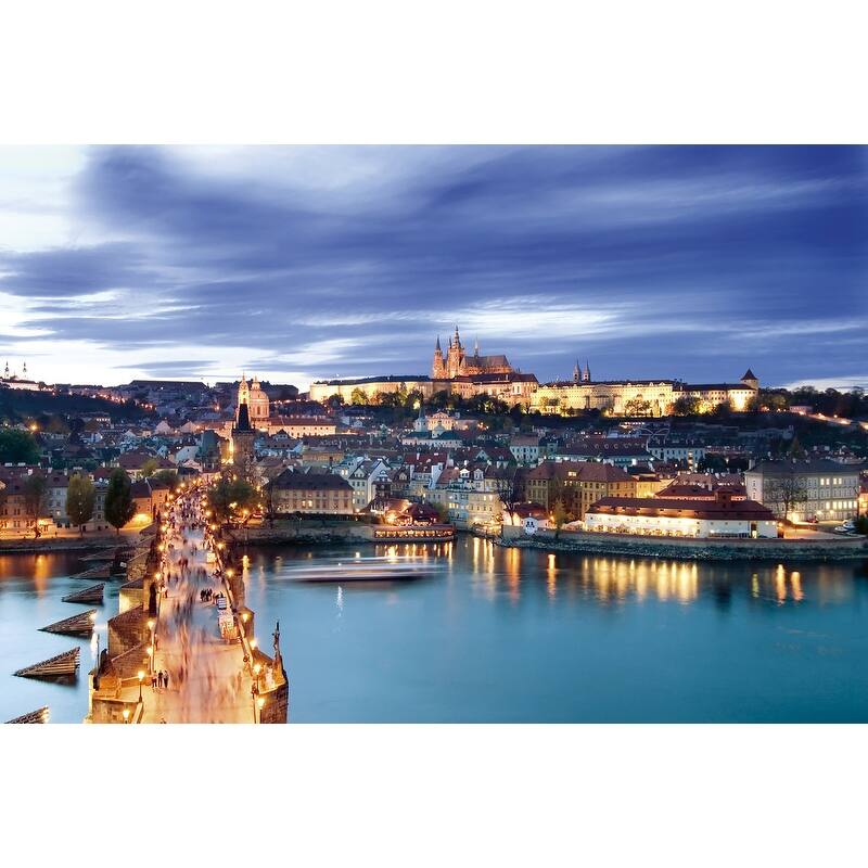 Dimex Prague Wall Mural - 98.4in x 147.6in x 0.025in
