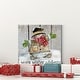 preview thumbnail 10 of 8, Winter Wishes Snowman-Premium Gallery Wrapped Canvas - Ready to Hang - Multi-Color