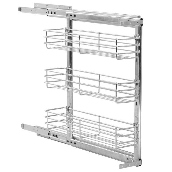 Vidaxl 3 Tier Pull Out Kitchen Wire Basket Silver 18 5 X5 9 X22 On Sale Overstock 31944289 Alibaba.com offers 824 pull out ladder products. overstock com