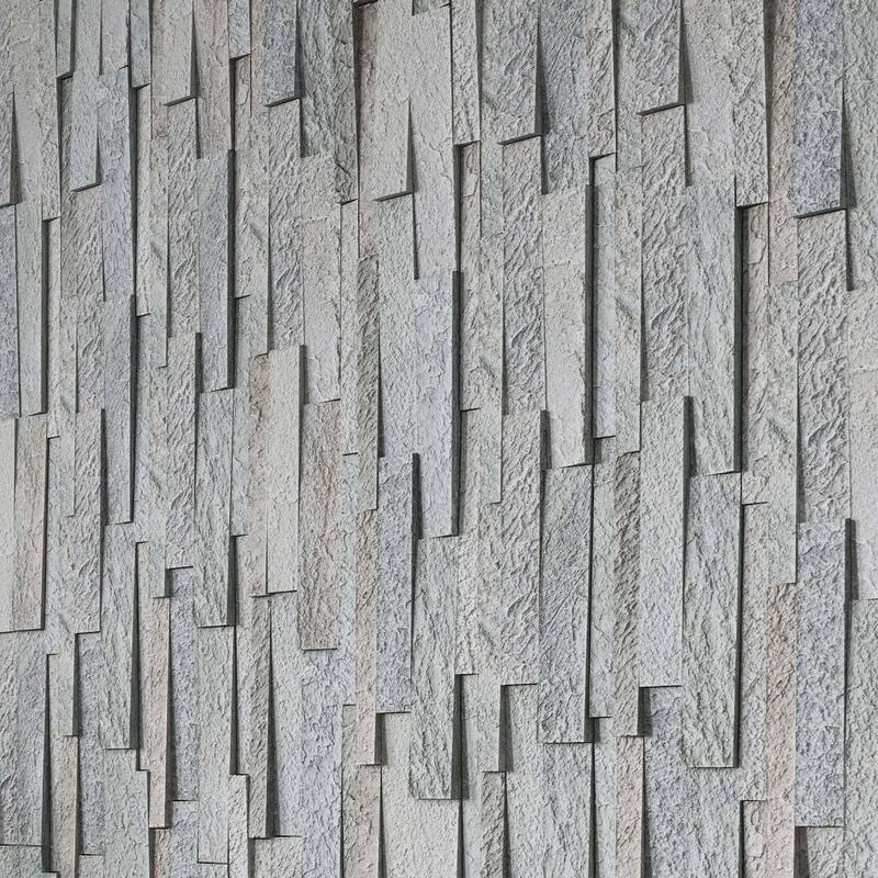 Cruz Bay Studio MKT2769 Linear Lines - 6" x 12" Brick Wall Tile - - Himalayan Frost