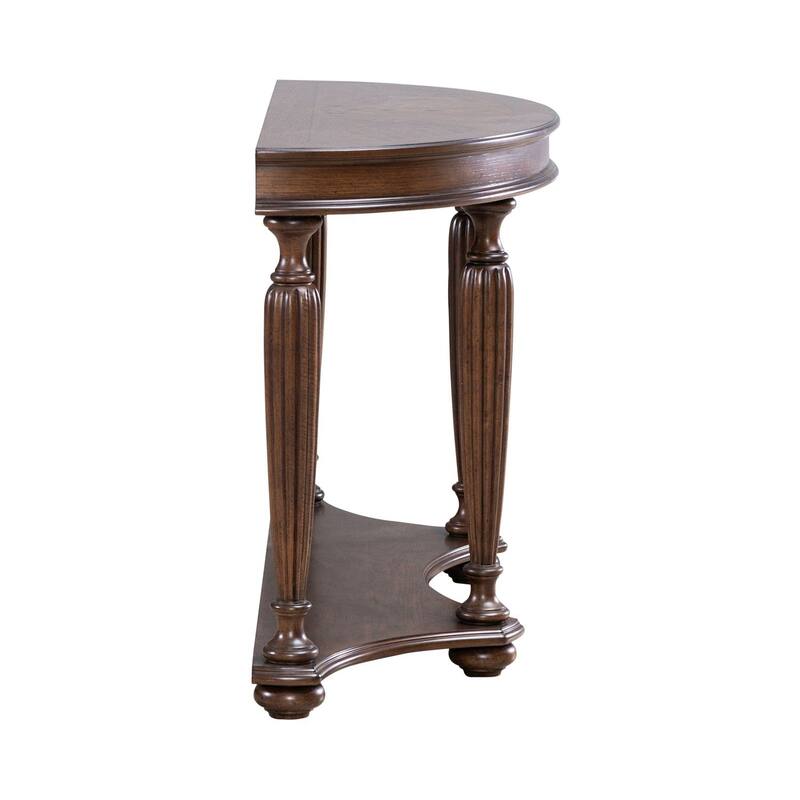 Liberty Furniture Allington Demilune Sofa Accent Table - Width 56" x Depth18" x Height 32"