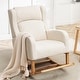 preview thumbnail 5 of 66, HOMYKA 27.3" Wide Rocking Chair for Nursery Room YM-Beige