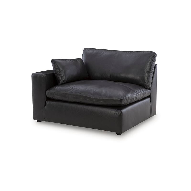 Signature Design by Ashley Emilia Black 5-Piece Sectional - 130" W x 130" D x 36" H