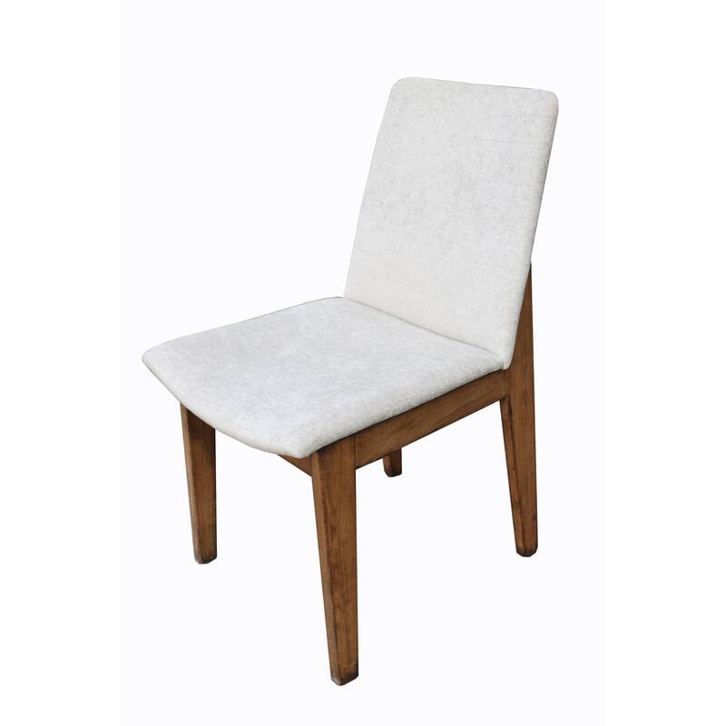 Kuro Dining Side Chair Set of 2, Tapered Legs, Reclaimed Wood, White