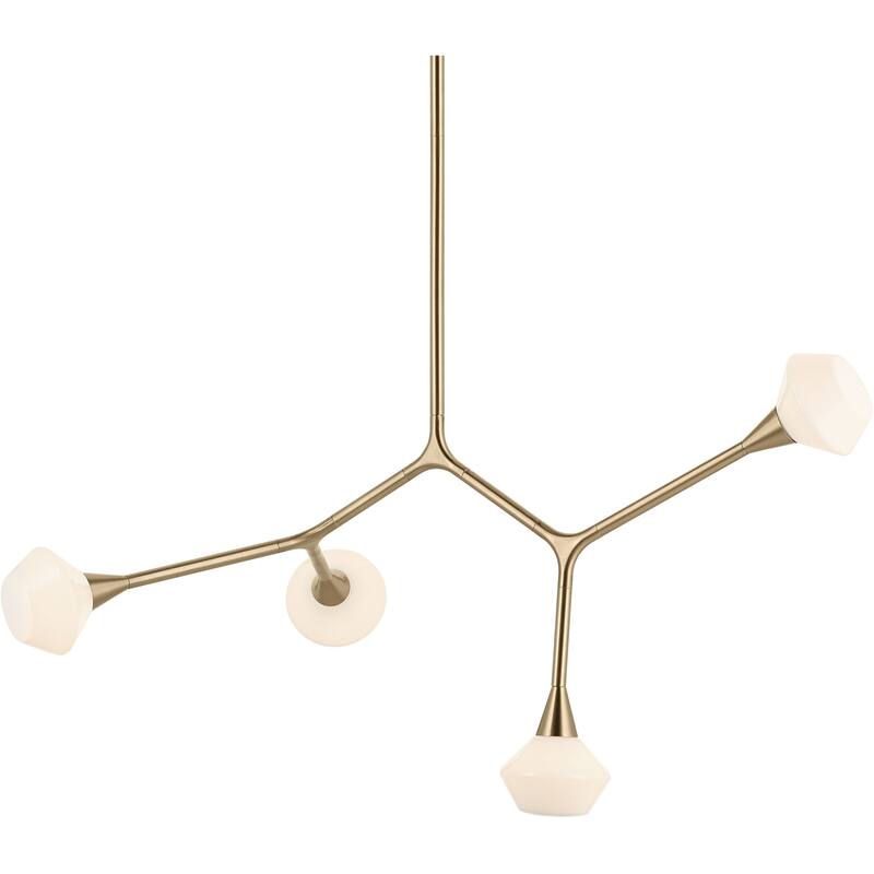 Kichler 52762 Cassius 4 Light 6" Wide Chandelier