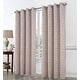 preview thumbnail 3 of 2, Jasper Lurex Woven Window Curtain Panel 76" x 84" - Taupe
