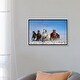 preview thumbnail 4 of 10, iCanvas "Mongolia Horses" by Libby Zhang Framed Canvas Print