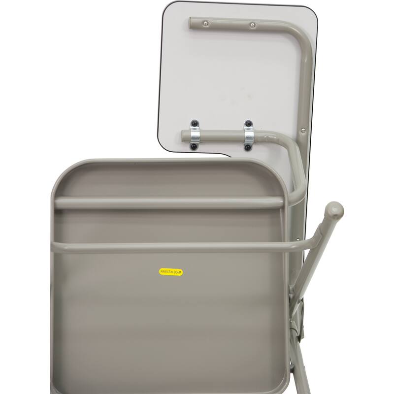 2 Pack Premium Steel Folding Chair with Left Handed Tablet Arm - Event Chair
