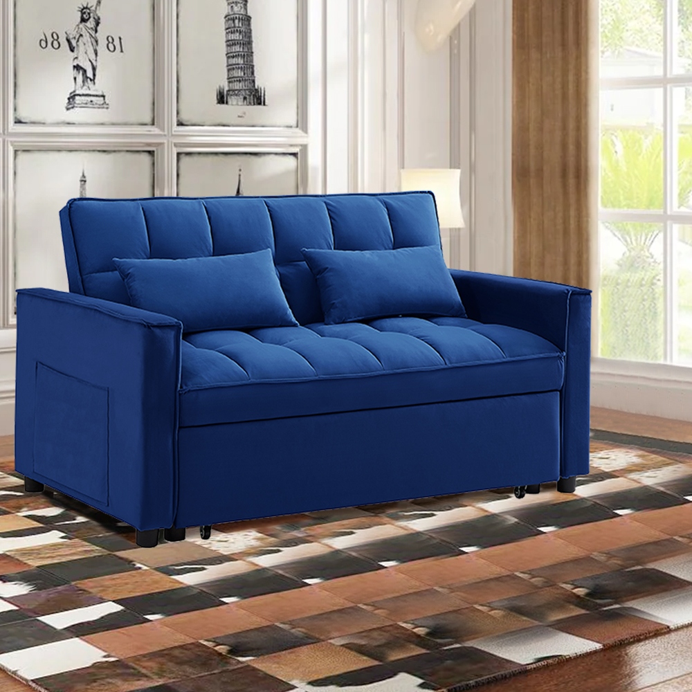 Futon loveseat sleeper on sale sofa