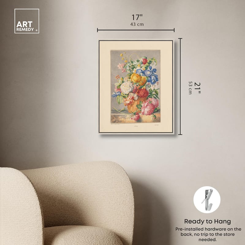 Bloemenstilleven 1777 Canvas by Art Remedy