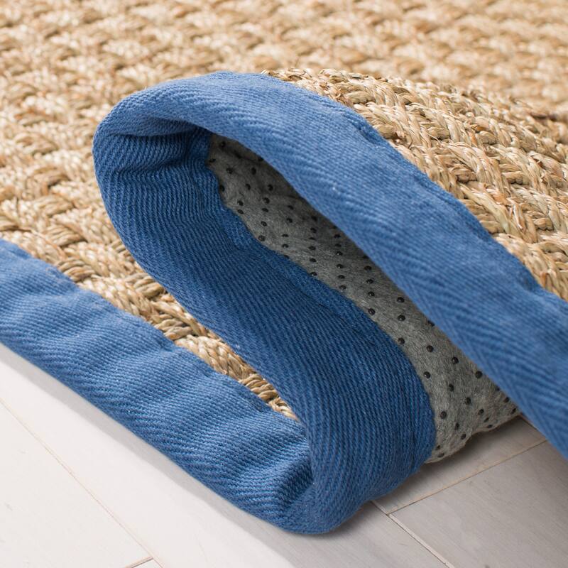 SAFAVIEH Natural Fiber Marina Basketweave Seagrass Rug