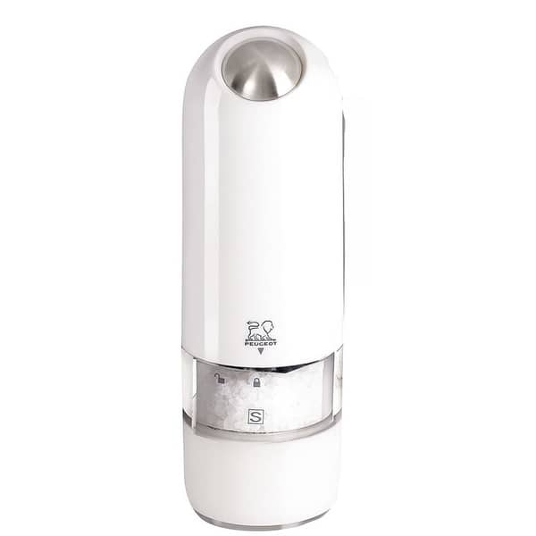 Shop Peugeot 27674 Alaska Electric Salt Mill 7 Inch White Overstock 27320560
