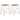 Edgeworth Wood Backless Counter Stool White (Set of 2)