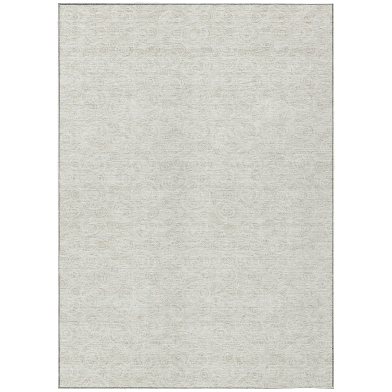 HomeRoots Geometric Transitional Rectangle Outdoor Rug - 9' X 12'
