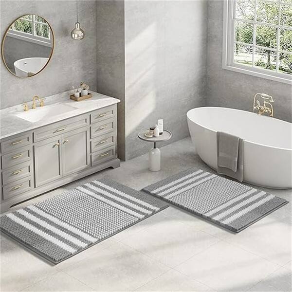 Rapport Finley Set Tappeti Bagno 2 Pezzi In Cotone: Tappetino Assorbente 50x80 Cm E Tappeto Per Piedistallo 50x50 Cm, Colore Spezie