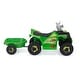 preview thumbnail 20 of 71, White 6V Electric ATV Ride-On with Trailer, Bluetooth, Music, Power Display for Kids Ages 3-6