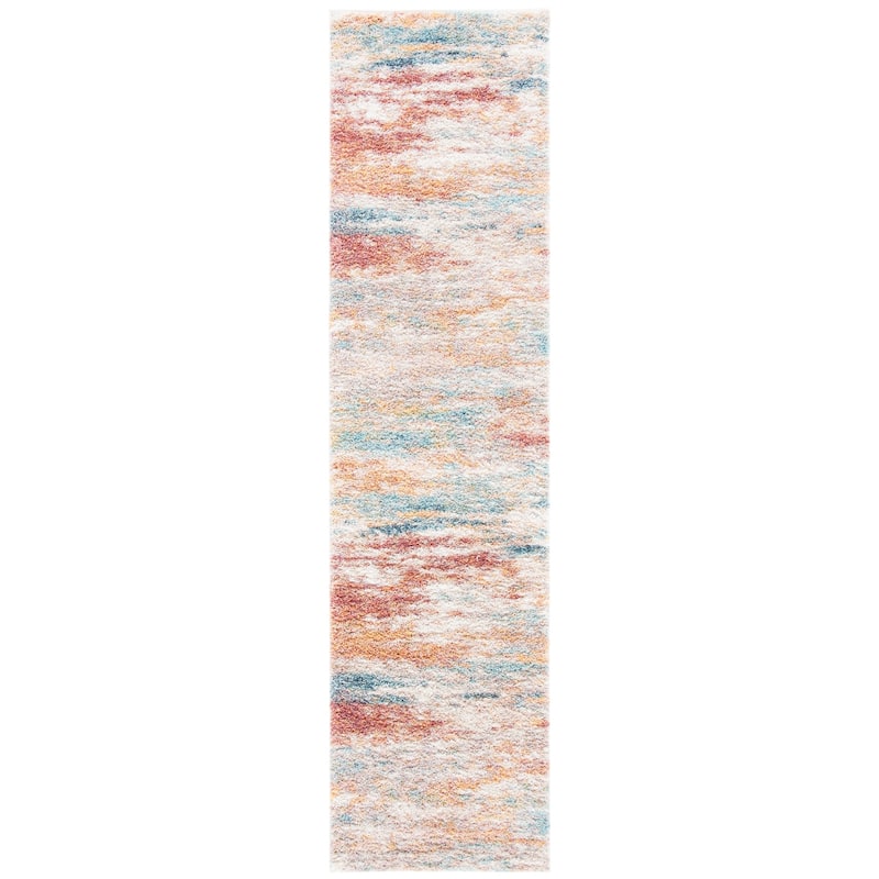 SAFAVIEH Calista Shag Maiu Abstract 1-inch Thick Rug