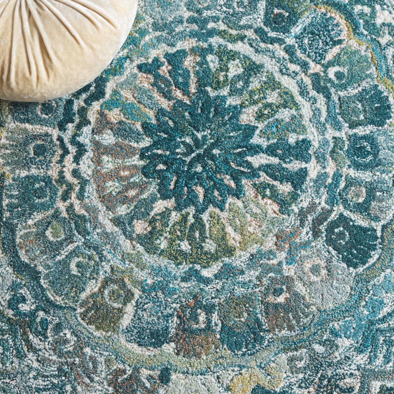 SAFAVIEH Handmade Marquee Genta Modern Medallion Wool Rug