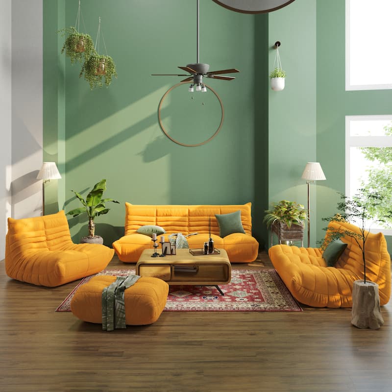 Floor Couch Soft Lazy Sofa Bean Bag Chair for Living Room