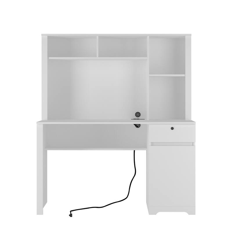 Computer Desk with Hutch & Bookshelf