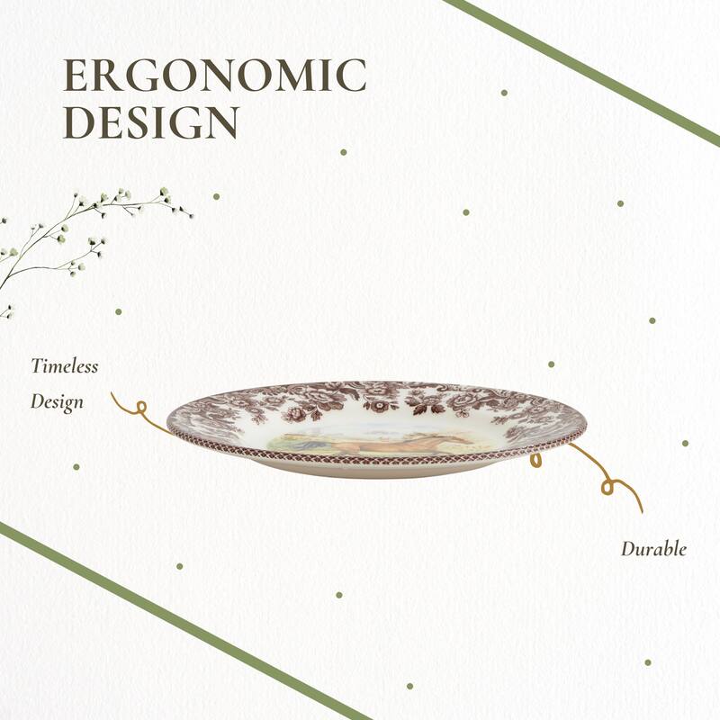 Spode Woodland Horse Motif Salad Plate - 8x8