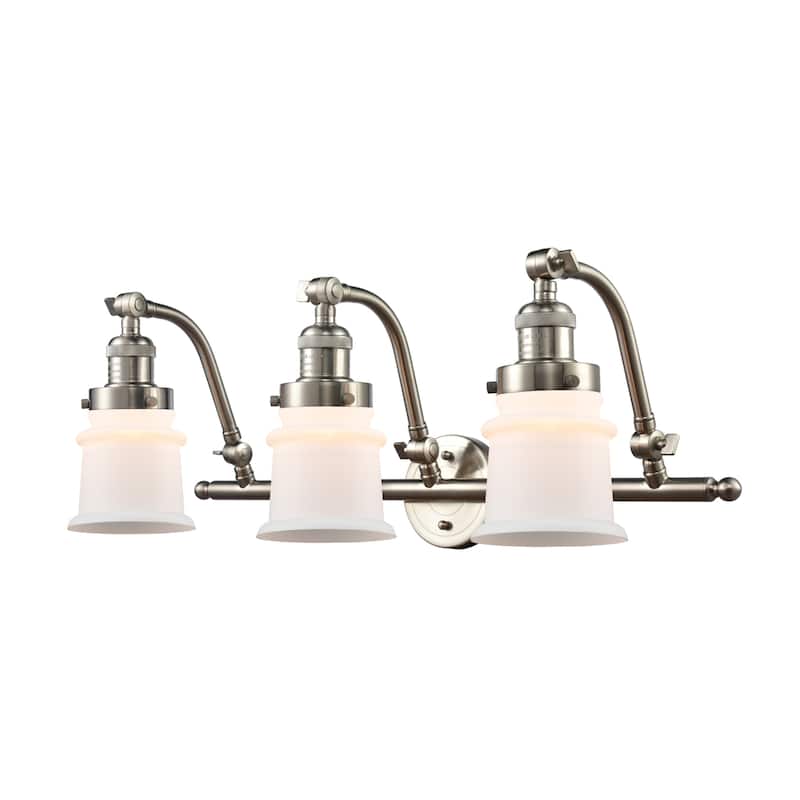 Innovations Lighting Small Canton 3 Light 28" Wide Bathroom Vanity