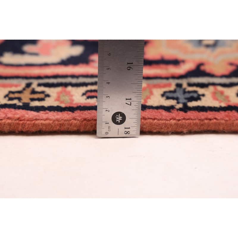 ECARPETGALLERY Hand-knotted Jules Serapi Dark Copper Wool Rug - 6'0 x 9'0