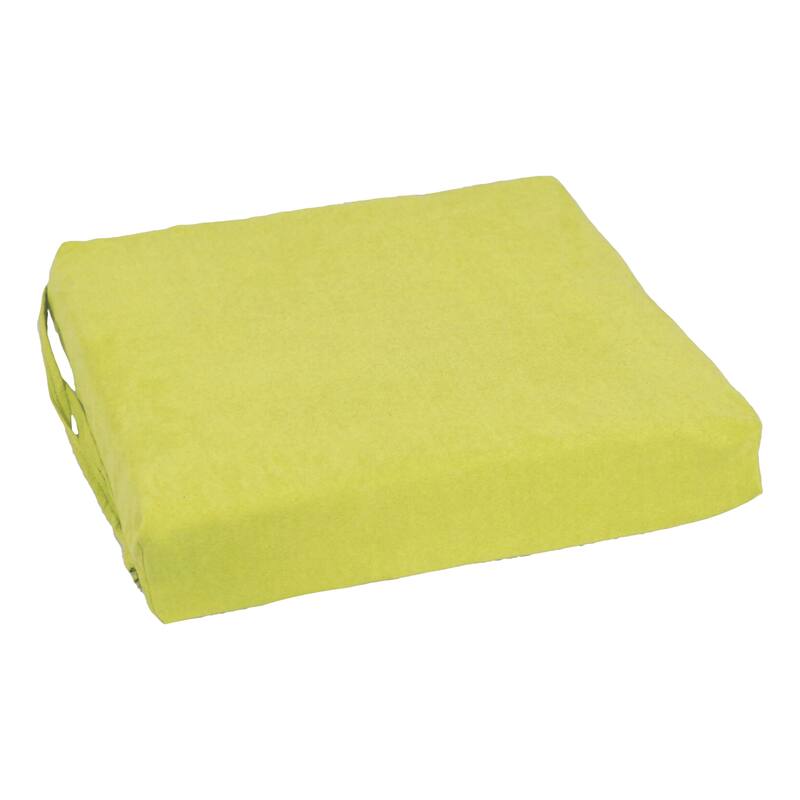 16-inch Square Indoor Microsuede Chair Cushions (Set of 2 or 4) - 16 x 16