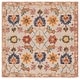 preview thumbnail 27 of 28, SAFAVIEH Handmade Aspen Miloranka BOHO Wool Rug 5' Square - Ivory/Rust