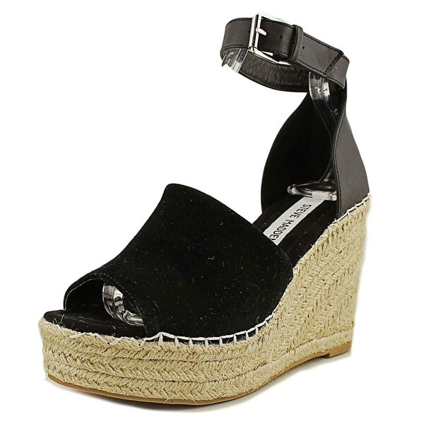 Steve Madden Jaylen Black Sandals - Free Shipping Today - Overstock ... Steve Madden Jaylen Black Sandals