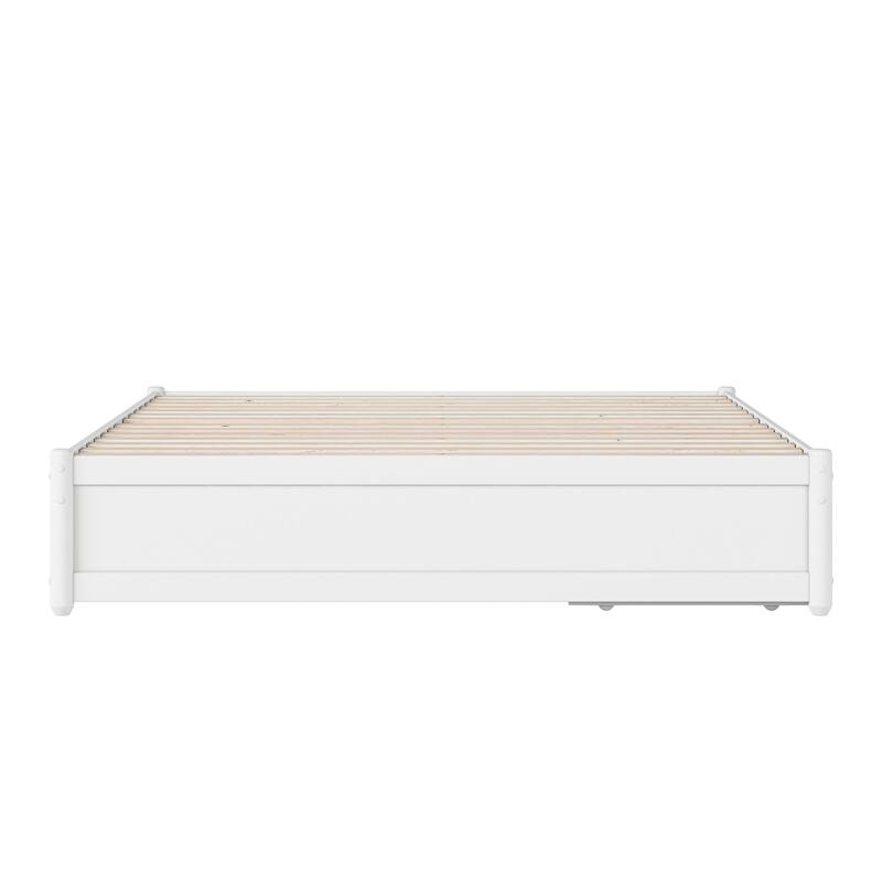 Barcelona Panel Platform Bed with Storage Drawers