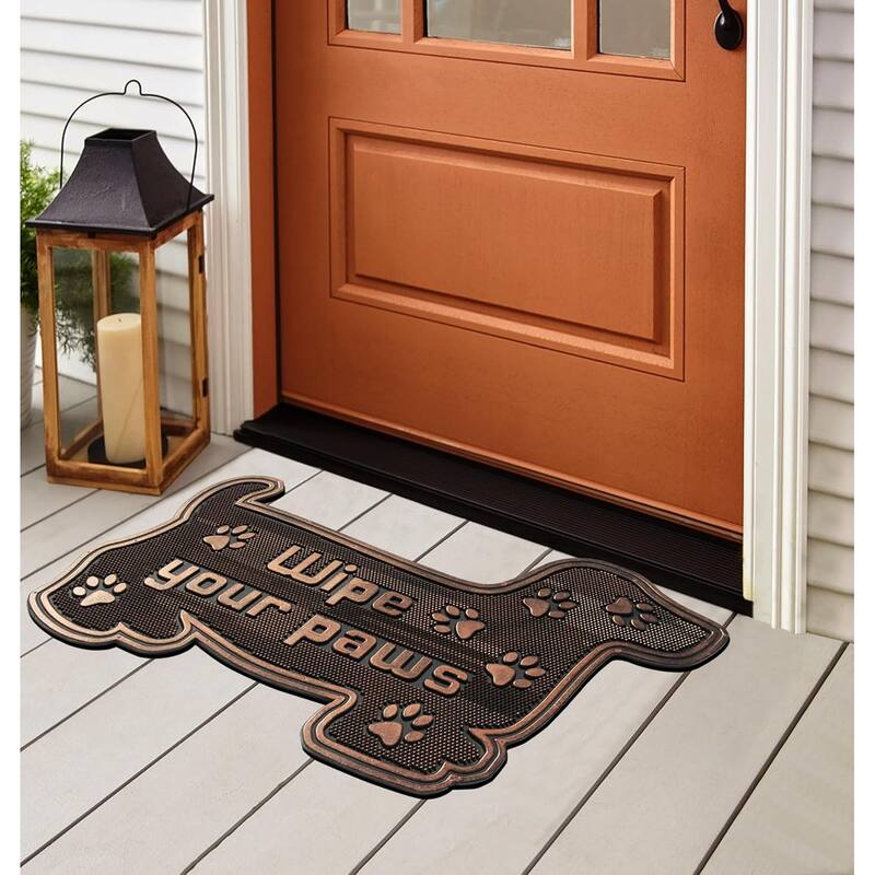 A1HC Rubber Pin 18” X 30” for Outdoor Entrance, Fun Designed Floor, Welcome Mats for Front Door Indoor Non-Slip Backing