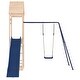 preview thumbnail 5 of 20, vidaXL Swing Set Outdoor Backyard Wooden Playground Equipment for Kids Age 3-8