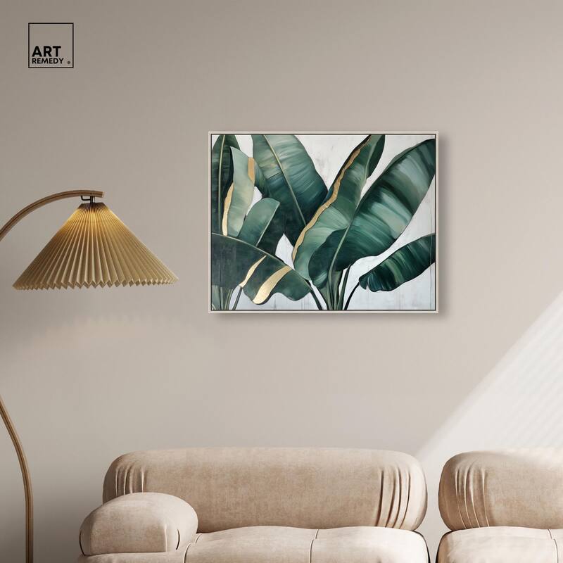 Jungle Jewel Jade I Canvas by Art Remedy