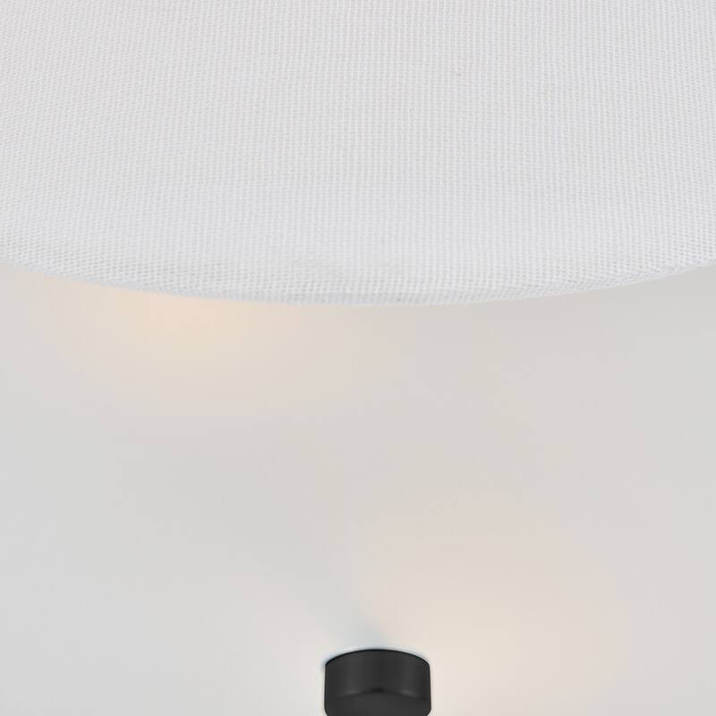 Lark 84381 Bliss 2 Light 14" Wide Semi-Flush Drum Ceiling Fixture with