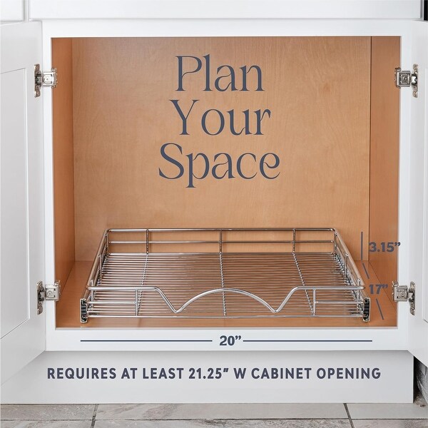 HOLDNundefined STORAGE Pull Out Cabinet Organizer undefined Heavy Duty Anti Rust Slide Pull Out Drawers for Kitchen Cabinets On Sale Bed Bath Beyond 36798343