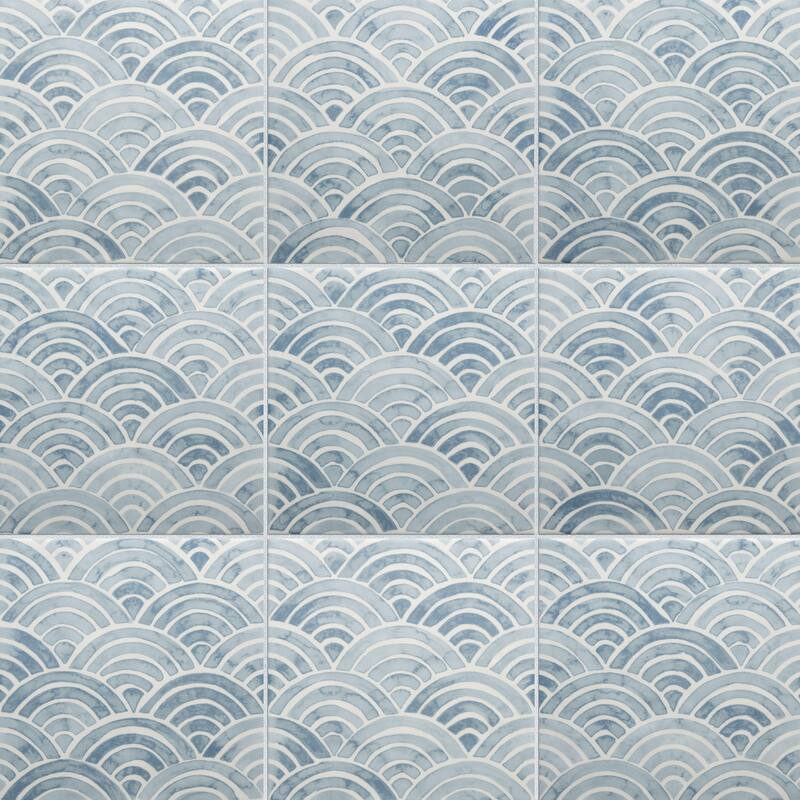 Merola Tile Berta Escalas 7-7/8" x 7-7/8" Ceramic Wall Tile
