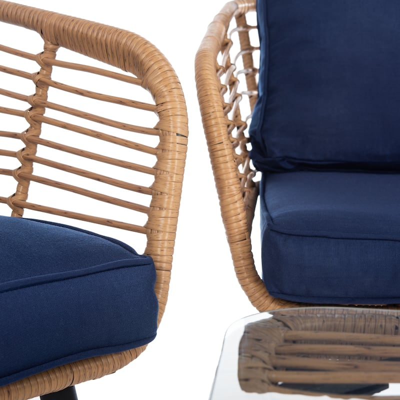 SAFAVIEH Outdoor Living Harrley 4-Piece Patio Set
