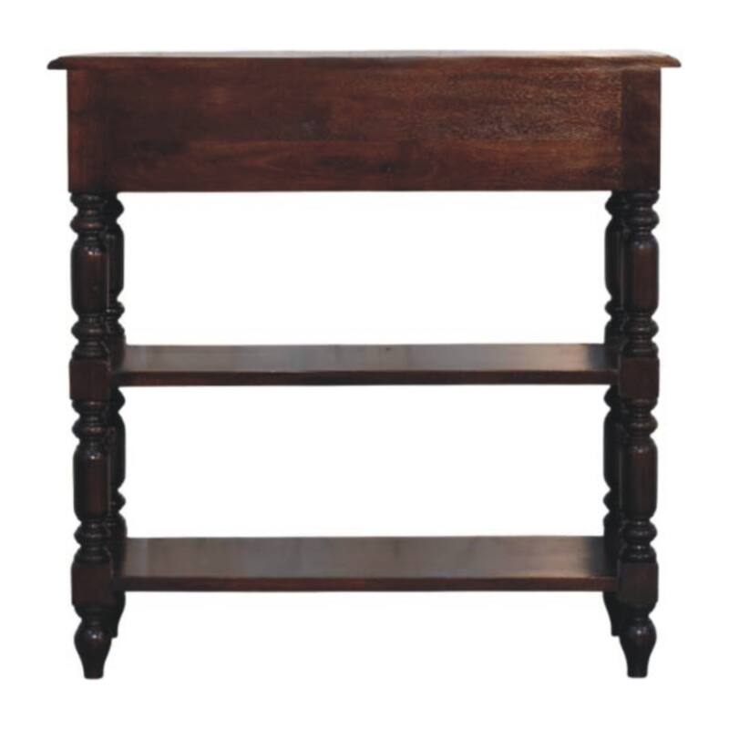 Artisan Furniture Solid Wood Turned legs Cherry Side Table