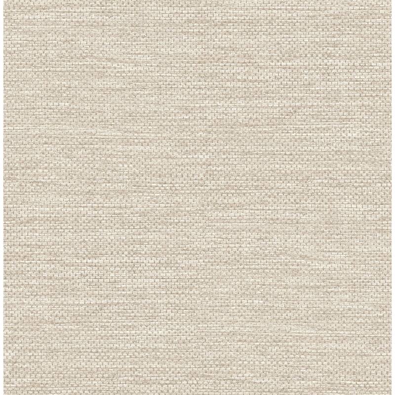 A-Street Prints Malin Wheat Faux Grasscloth Wallpaper